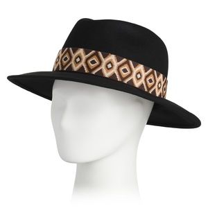 Panama Hat With Crochet Band